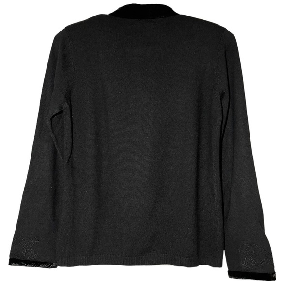 VINTAGE Franco Valeri Chinese Inspired Sweater size M - Picture 4 of 7